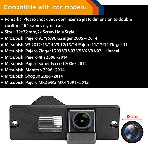 Reversing Camera - Night Vision 720p