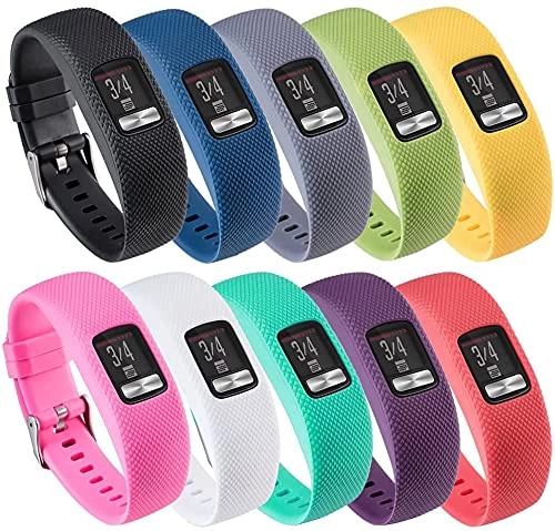 Silicone Replacement Watch Band for Garmin Vivofit 4
