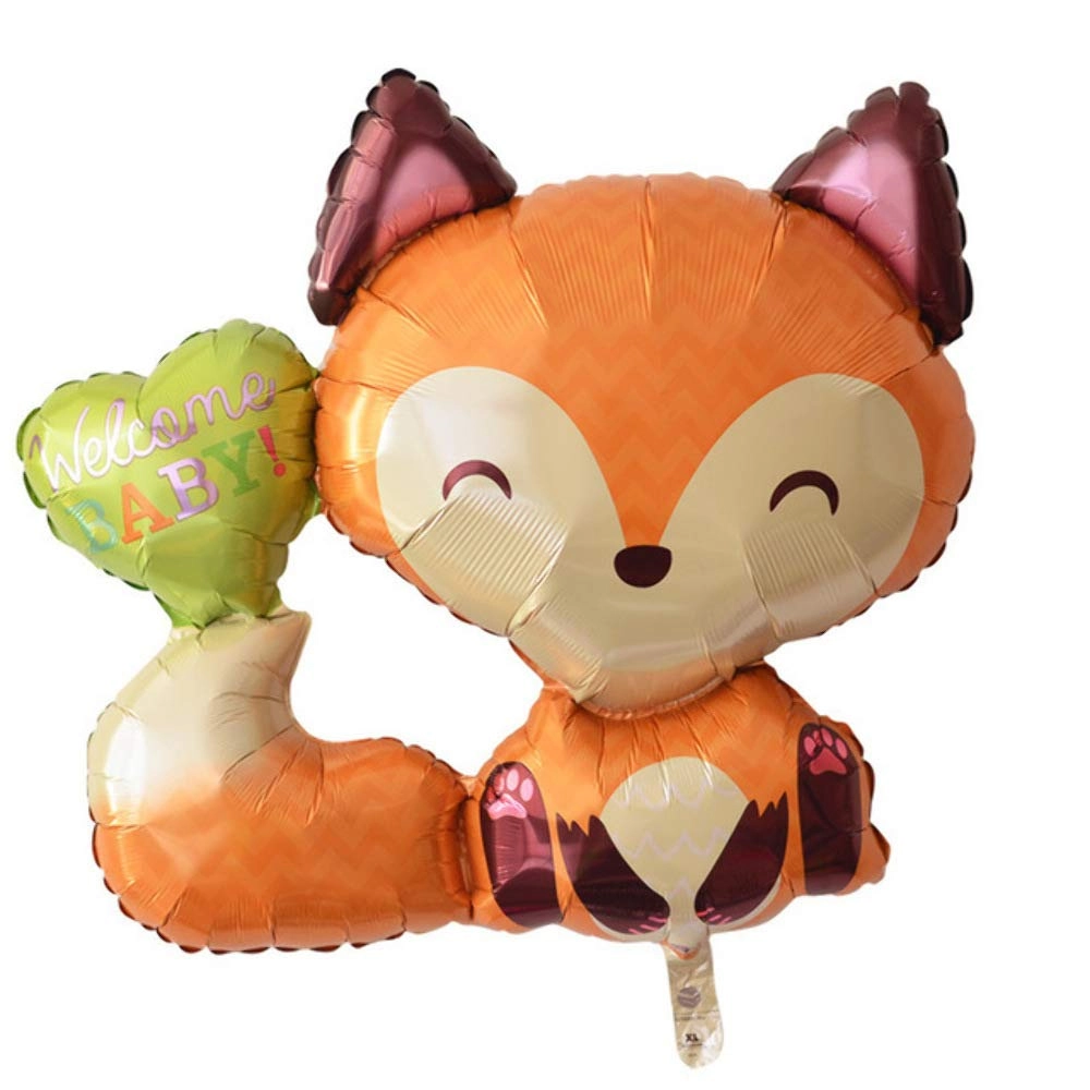 Anagram Welcome Baby Fox Shape Balloon