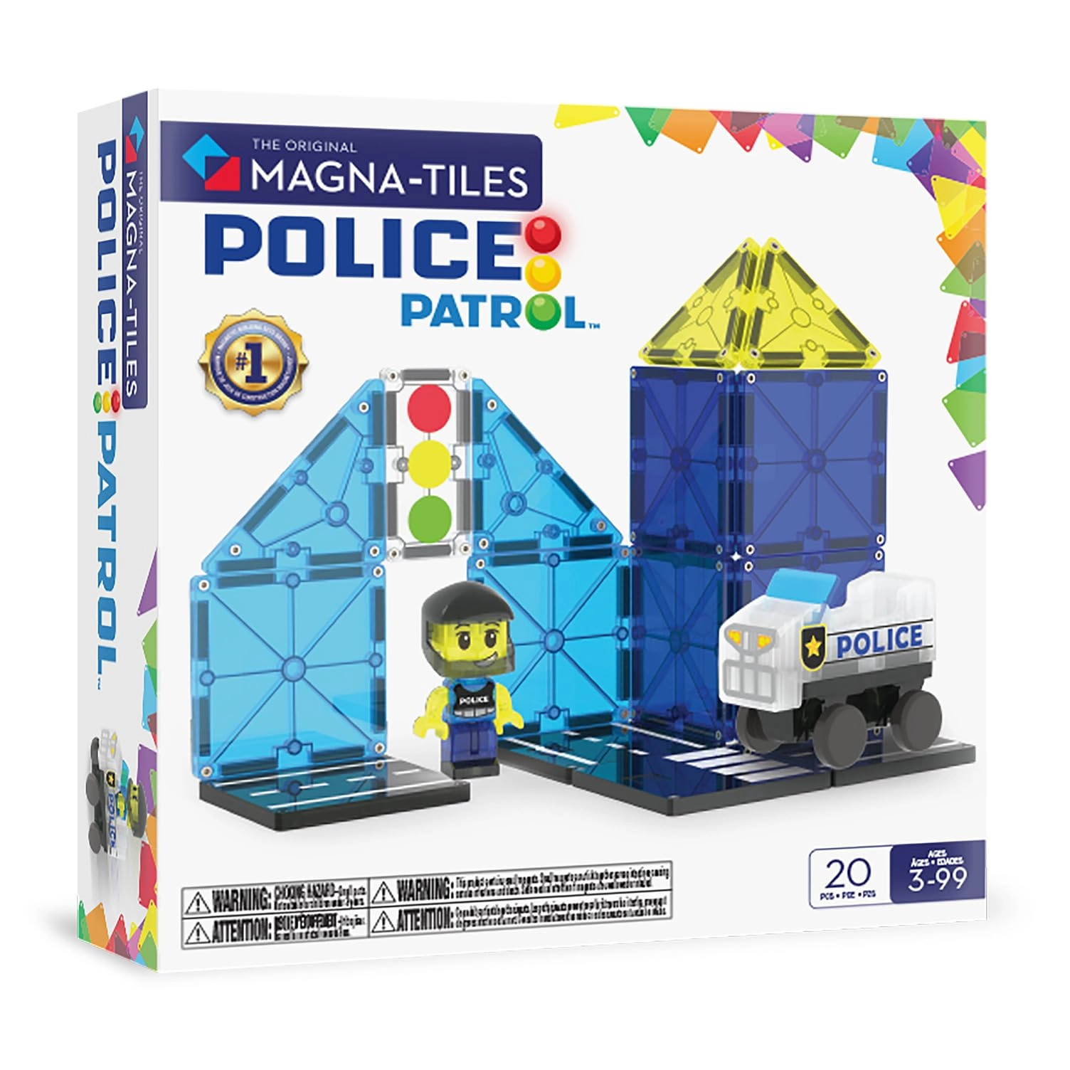 Magna-Tiles Police Patrol (252020PO)