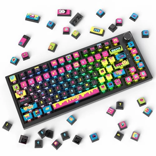 Pudding Keycaps - 120 keycaps ASA Profile PBT Dye-Sublimation