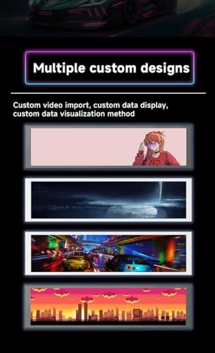 LCD Screen Display - 1920 x 480 9.16 inch