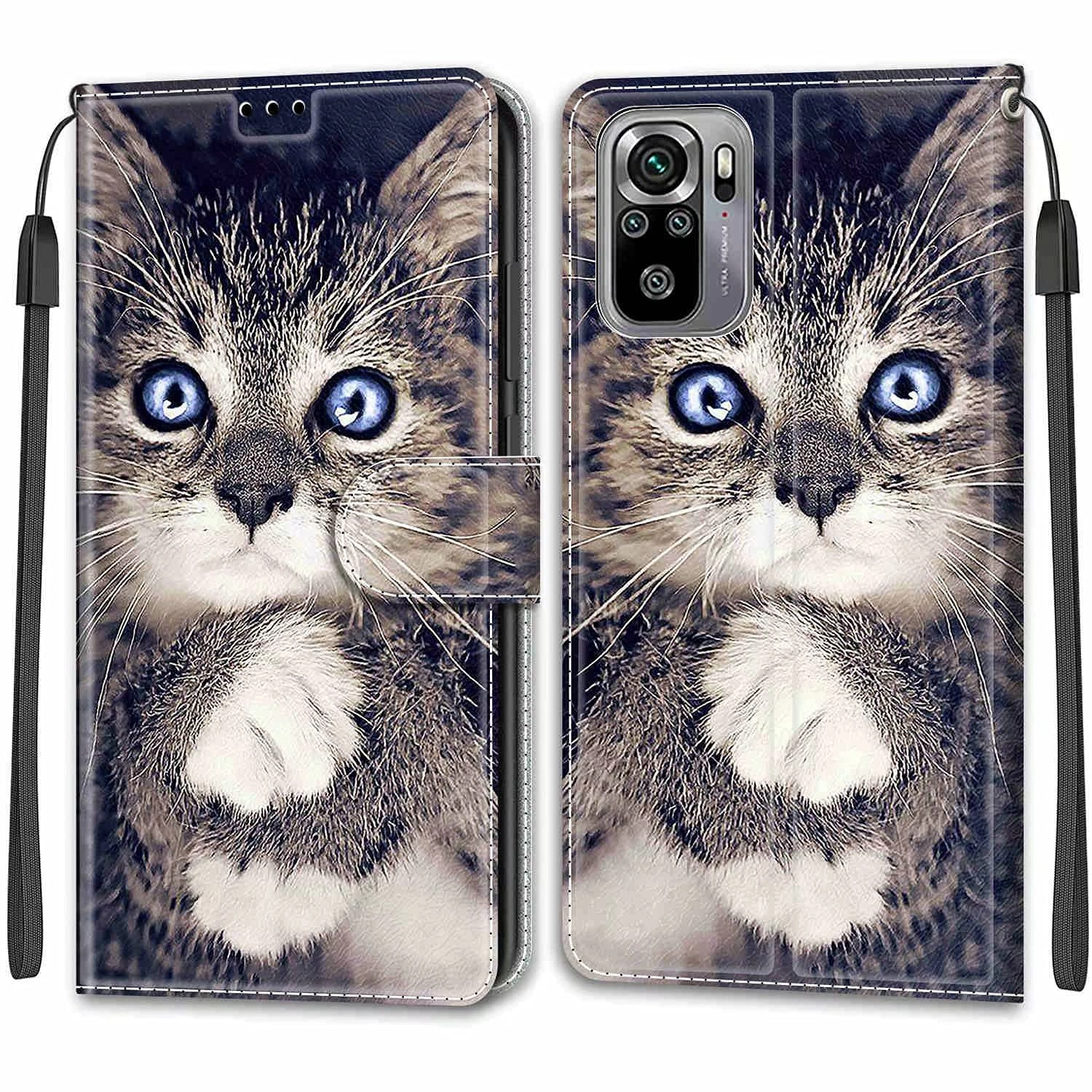 Nadoli Wallet Case Faux Leather Folio for Xiaomi Redmi Note 10 4G