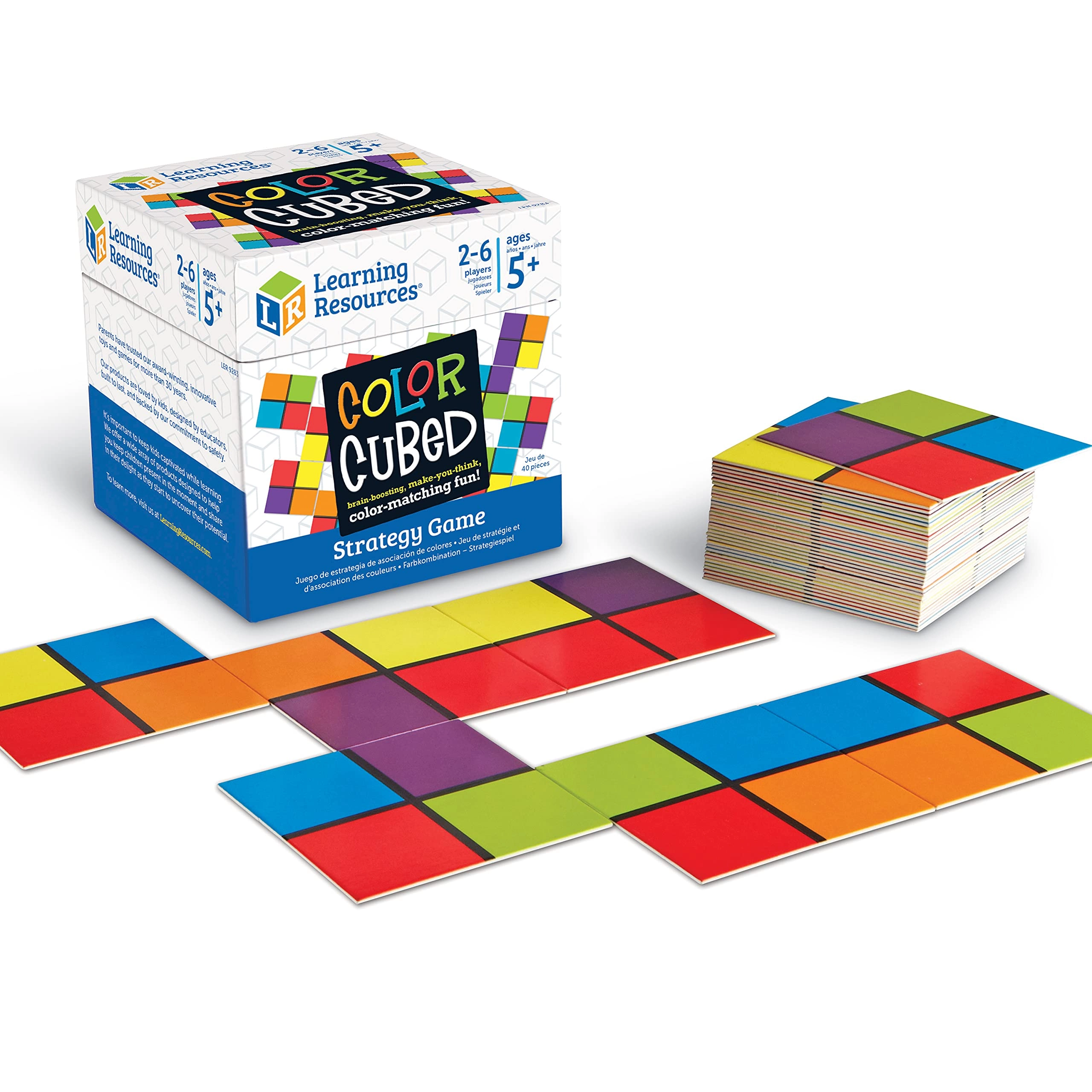 Learning Resources Color Cubed Strategy Game - 5+ 40 pieces