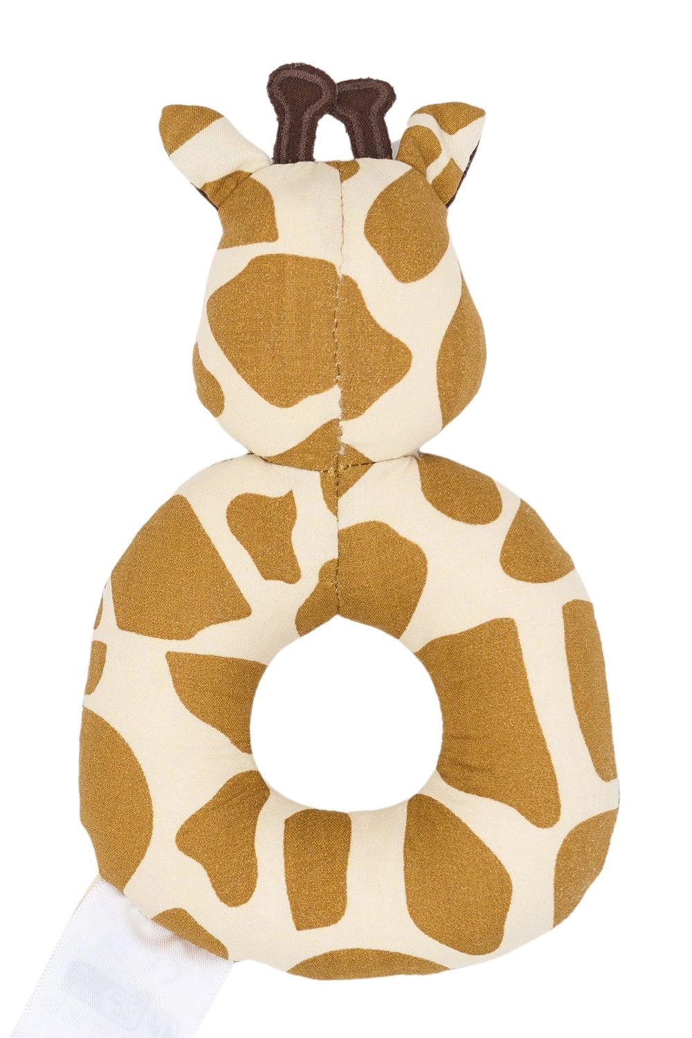 Giraffe Rattle - Suitable for 0 month and above 100% GOTS certified organic cotton