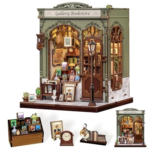 CuteBee Book Nook - DIY 3D Wooden Puzzle