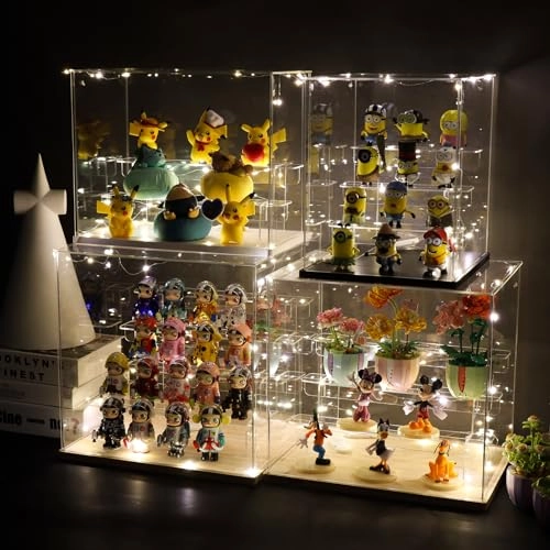 4 Tier Clear Acrylic Display Case - 1