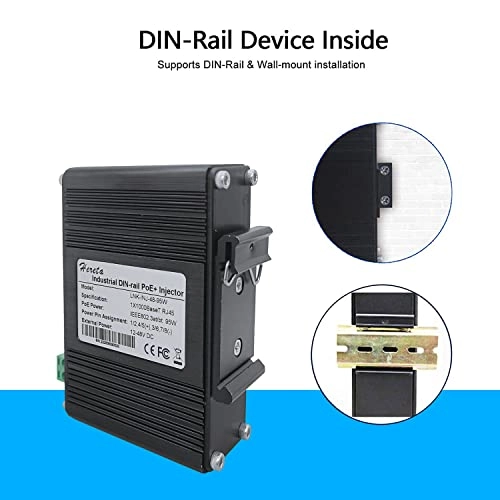 LNK-INJ-95W - 48-57VDC 95W 2 IEEE 802.3at / LTPoE++ 10/100/1000Base-TX