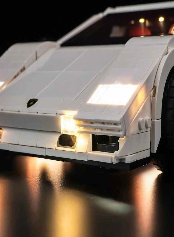 LED Lighting Compatible with Lamborghini Countach 5000 Quattrovalvole (10337) - White