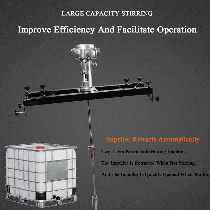 Pneumatic Mixer - 1000L 3/4HP