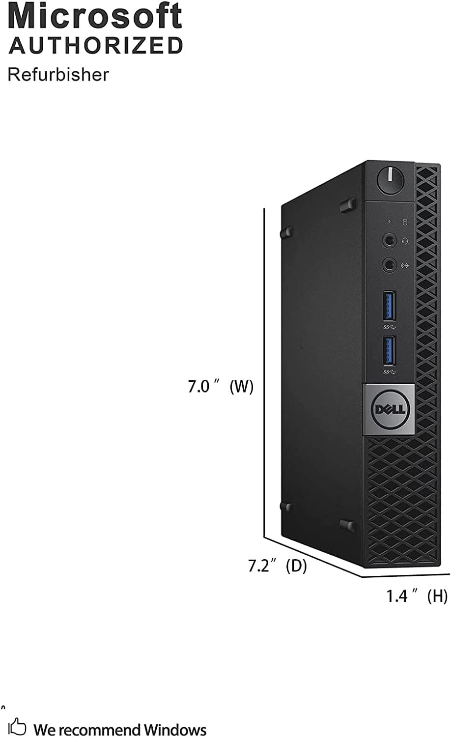 (Renewed) Optiplex 7040 - Core i5-6400T 8GB 256GB