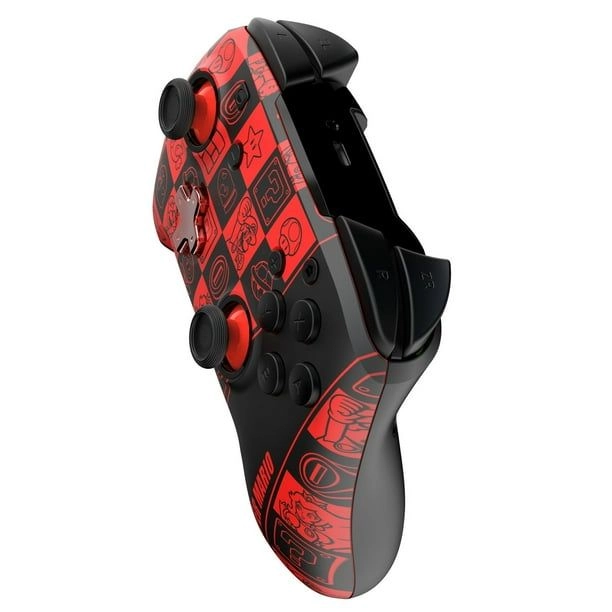 Nintendo Switch Sheikah Shoot Rematch Glow Wired Controller Black/Blue