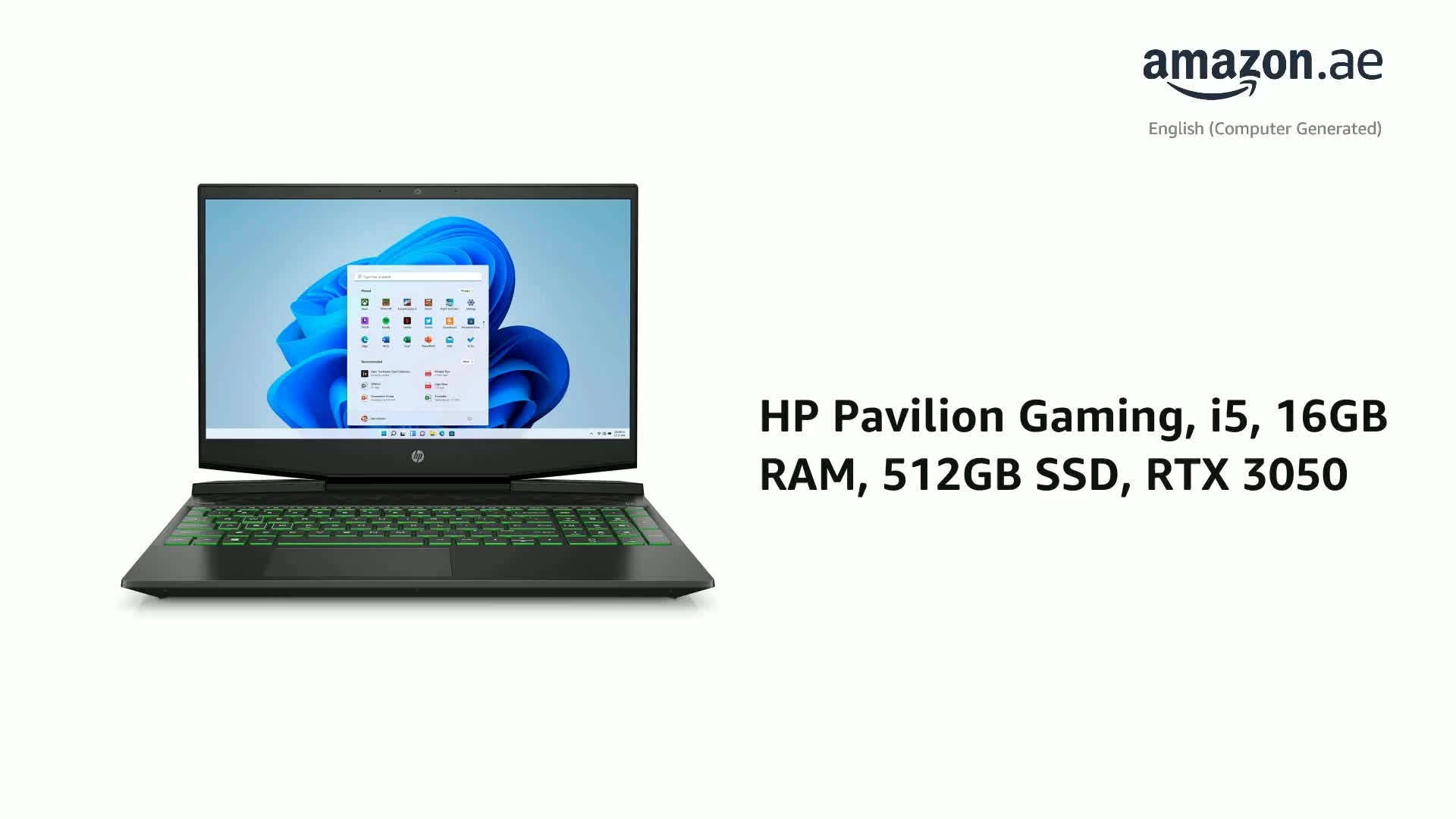 Pavilion Gaming - 15.6'' 512GB 16GB Core i5