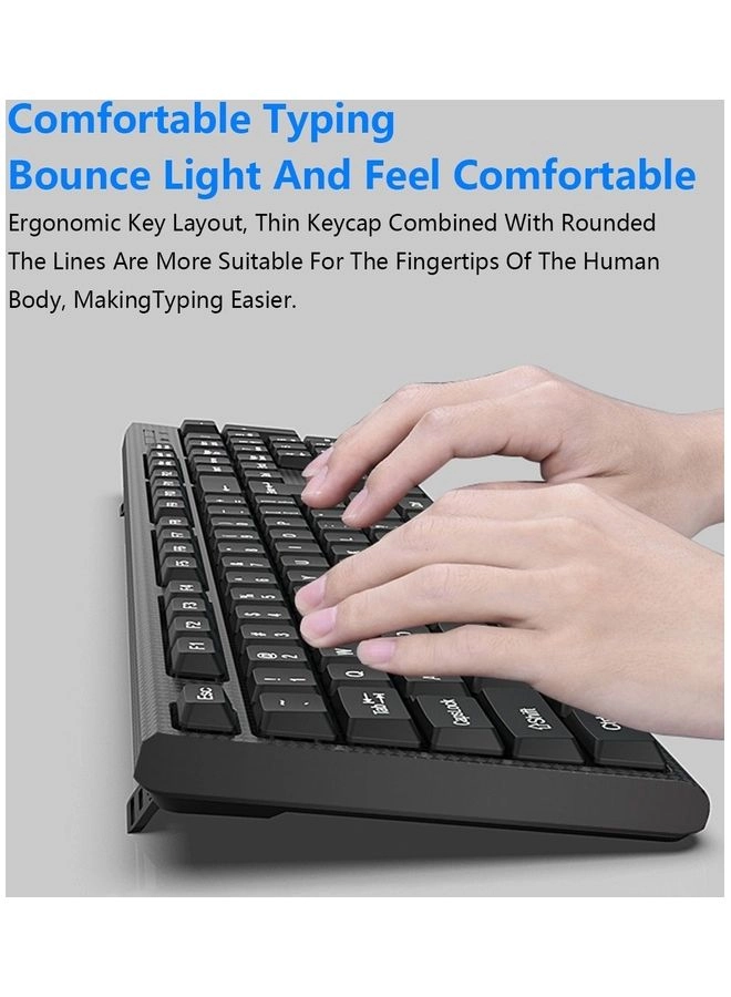 Wired Keyboard And Mouse Combo - Wired