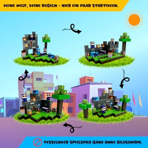 Magnetic Building Blocks - Police 150 pcs