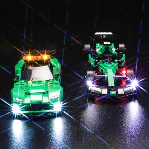LED Light Set - LEGO 76925 Aston Martin Safety Car & AMR23 5V