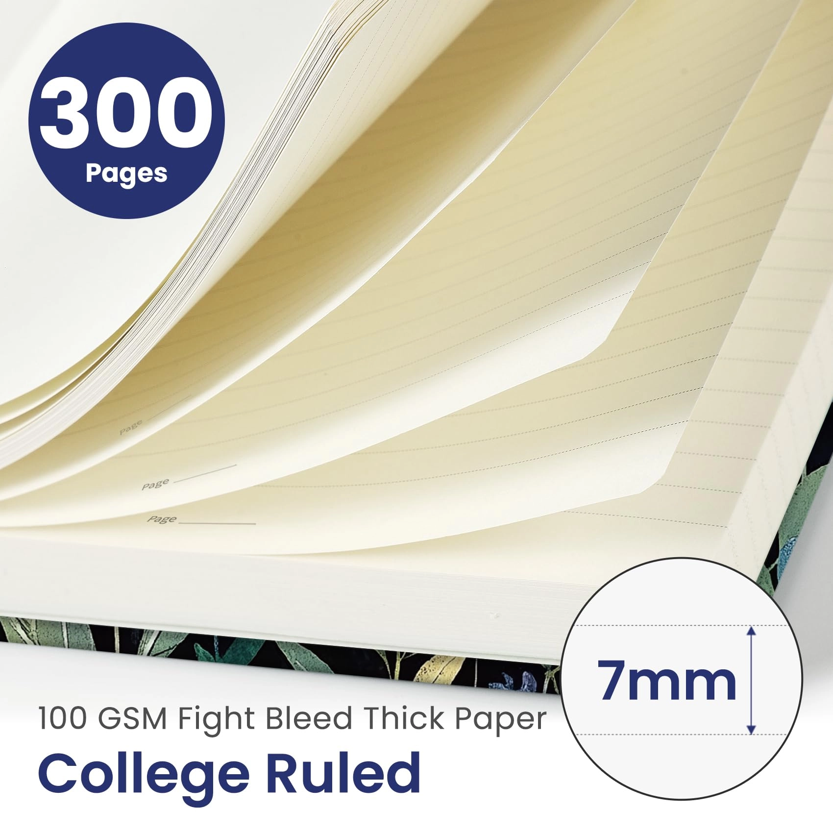 Spiral Notebook B5 Spiral - Lined 300 Pages