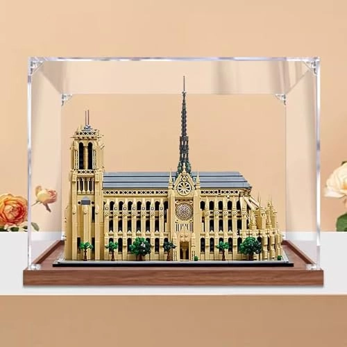 Acrylic Display Case - 45x35x25cm Wood-3mm