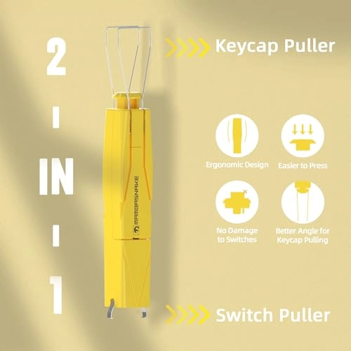 2-in-1 Keycap Switch Puller - 304 Stainless Steel Blue