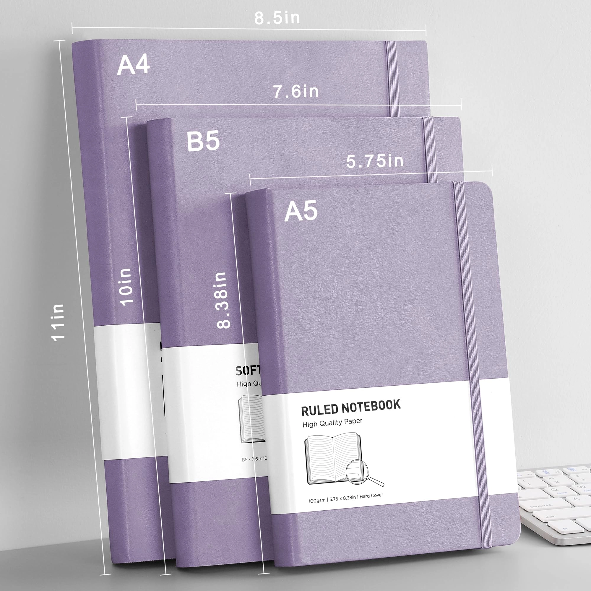 Lined Journal Notebook A5 Hardcover - Lined 320 Pages