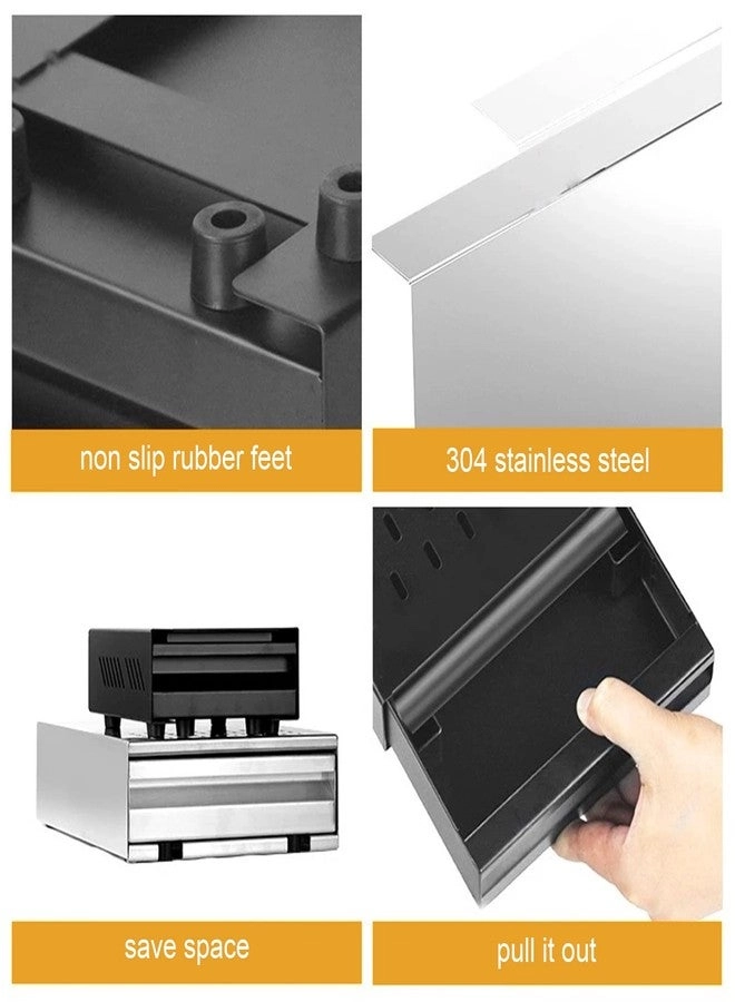 Coffee Knock Box - Removable Drawer Stainless Steel