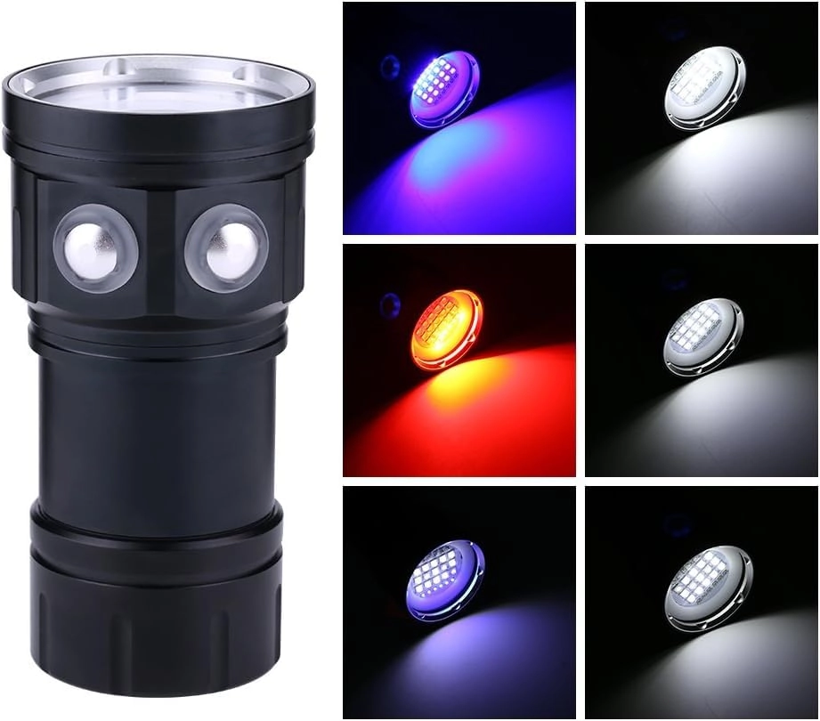 IPX8 Diving Flashlight - 120 degrees