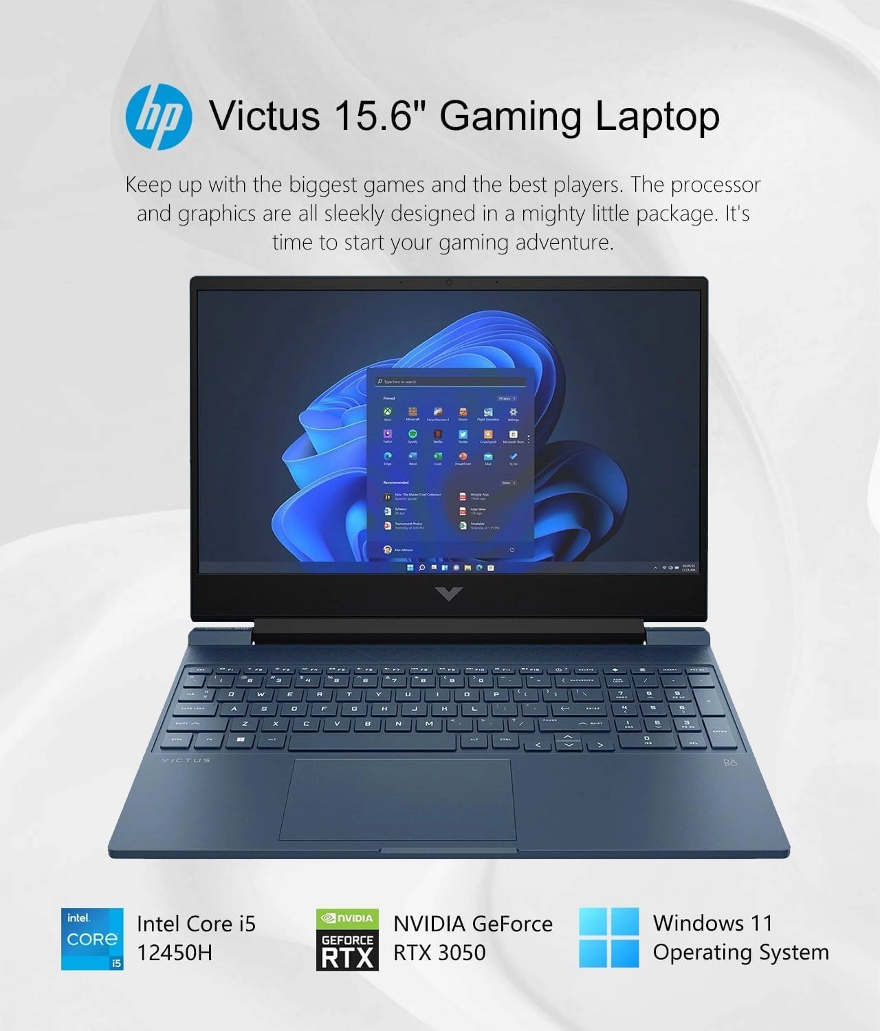 Victus 15 - 15.6'' Core i5-12450H 16GB DDR4 1TB SSD