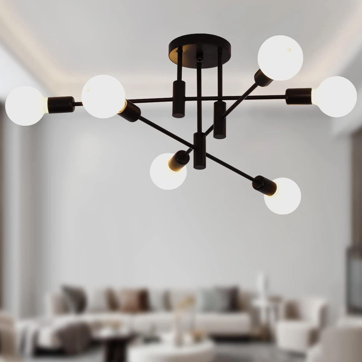 Jaycomey Sputnik Chandelier - dimmable