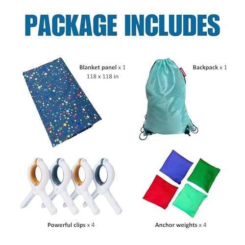 Magic Fort Building Kit - 10 x 10 feet CPC certified