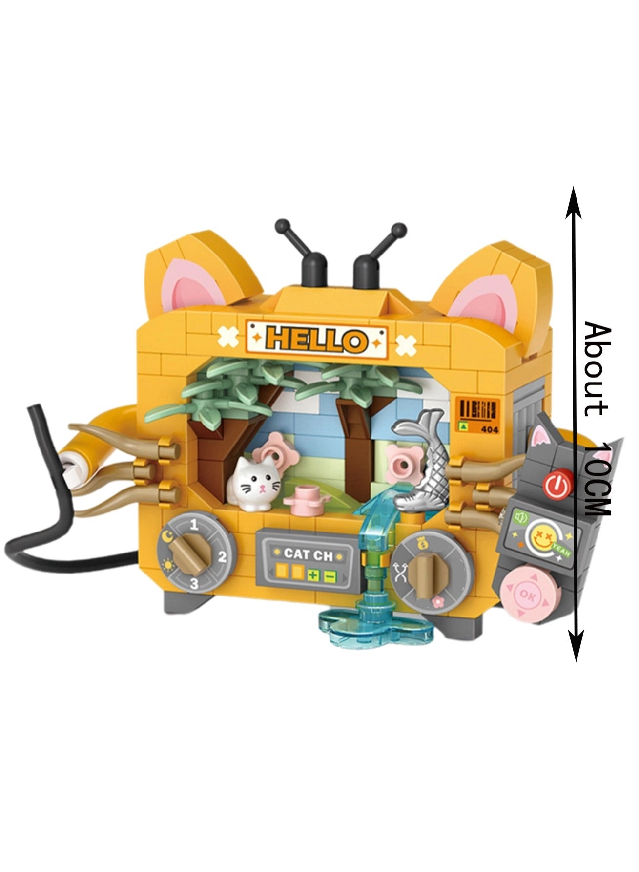 Cartoon Cute Cat Theme Building Blocks - 360pcs