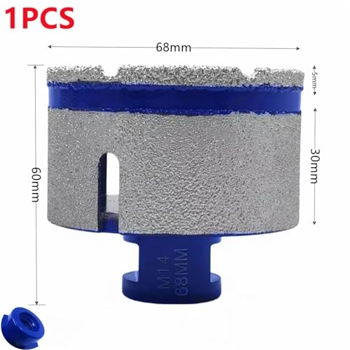 Vacuum Thread Brazed Hole Opener - 1Pcs 20mm-68mm