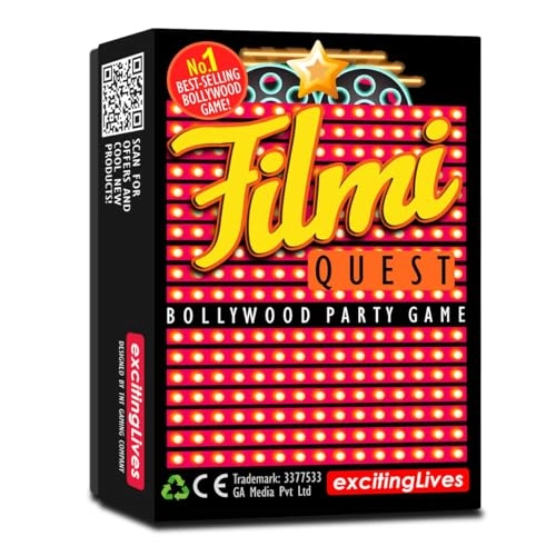 exciting Lives Bollywood Movie Card Game - 150 pieces Adults Teens Hindi