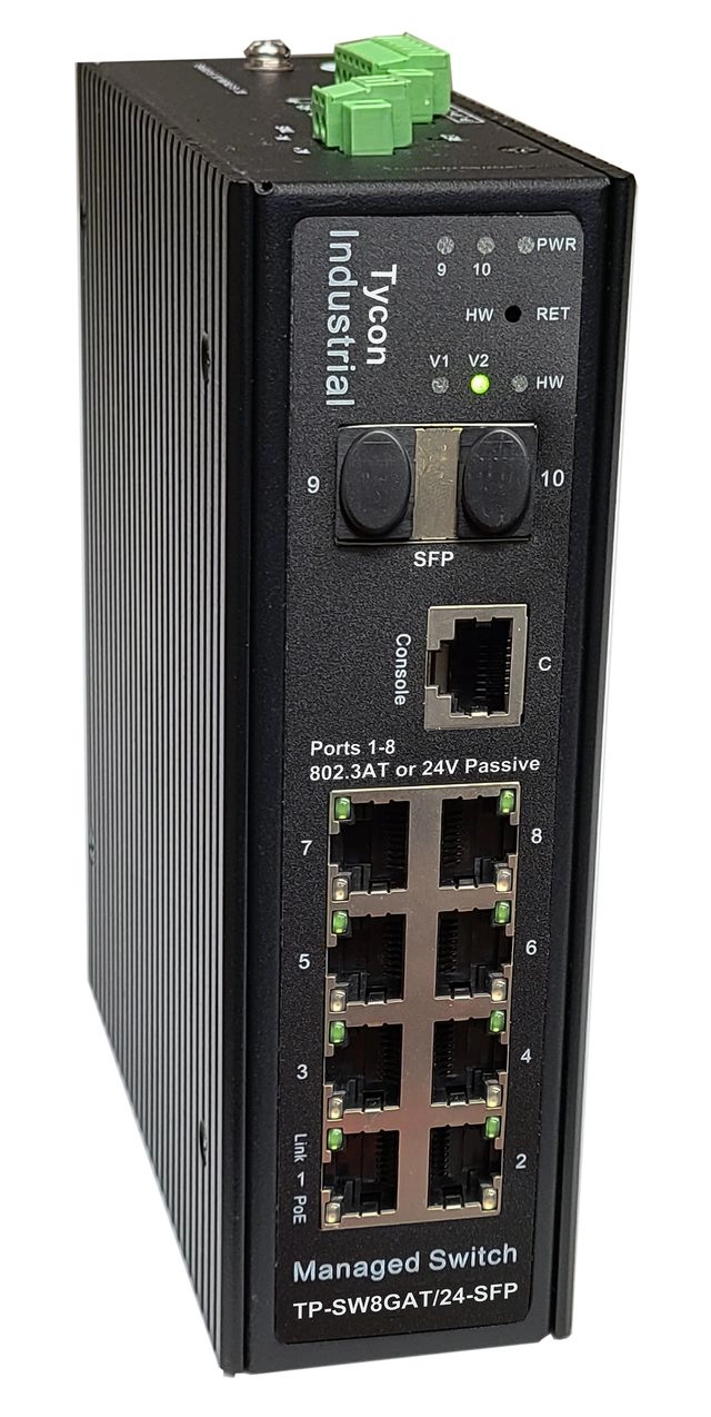 Tycon Systems TP-SW8GAT/24-SFP 10-ports