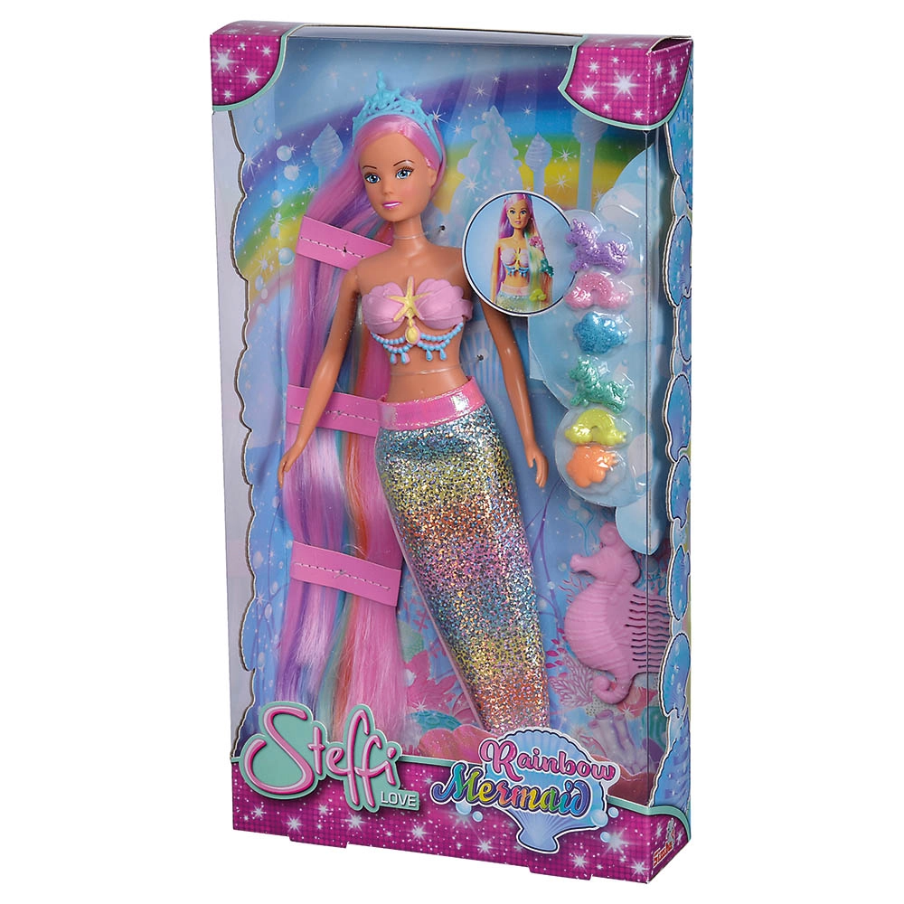 Steffi Love Dressing Doll - Rainbow Mermaid 29 cm Ages 3+