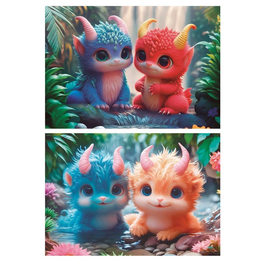 Cute Monsters 2-in-1 Puzzle (5413458-20224) - 200 pcs
