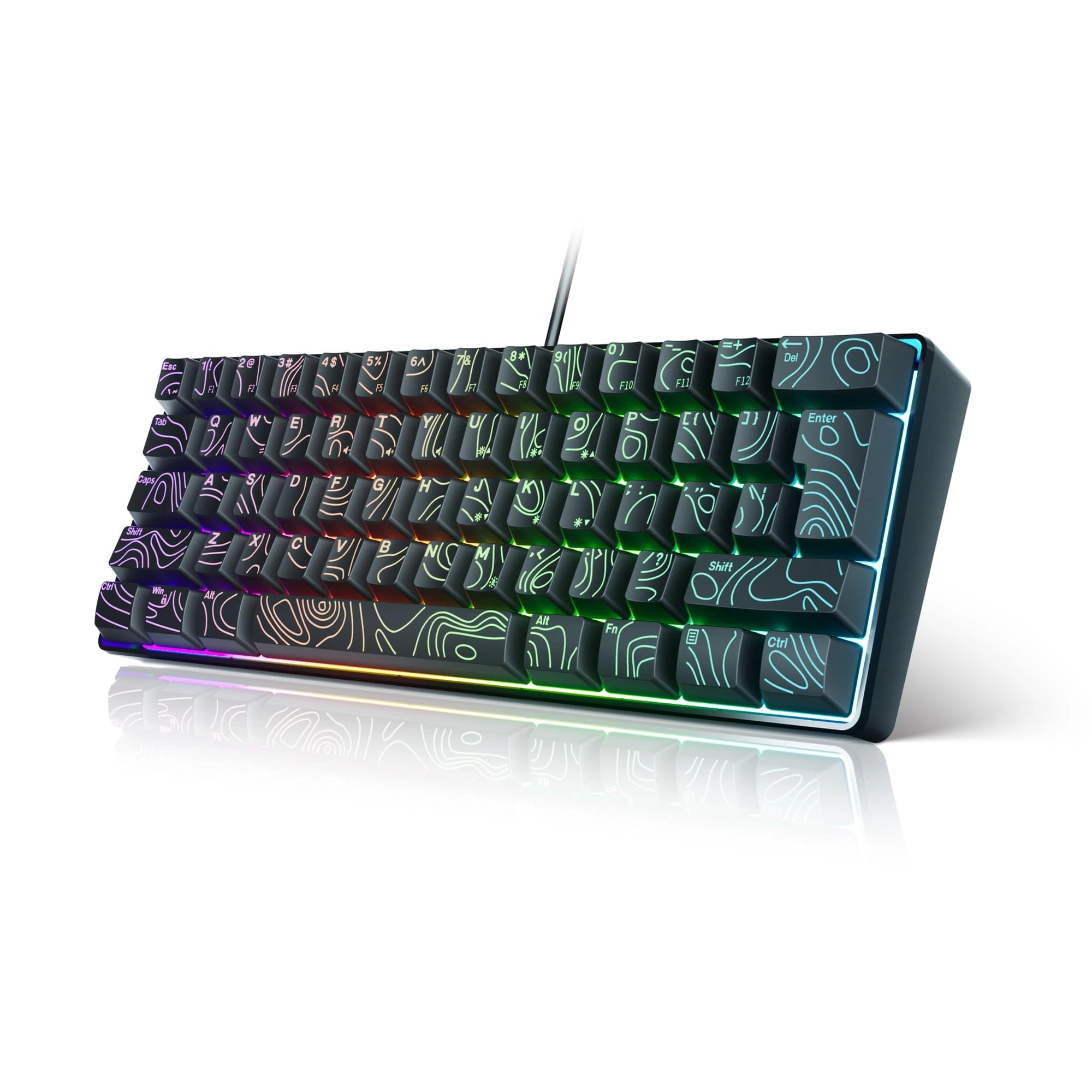 JZP Mini 60 Percent Keyboard - Wired