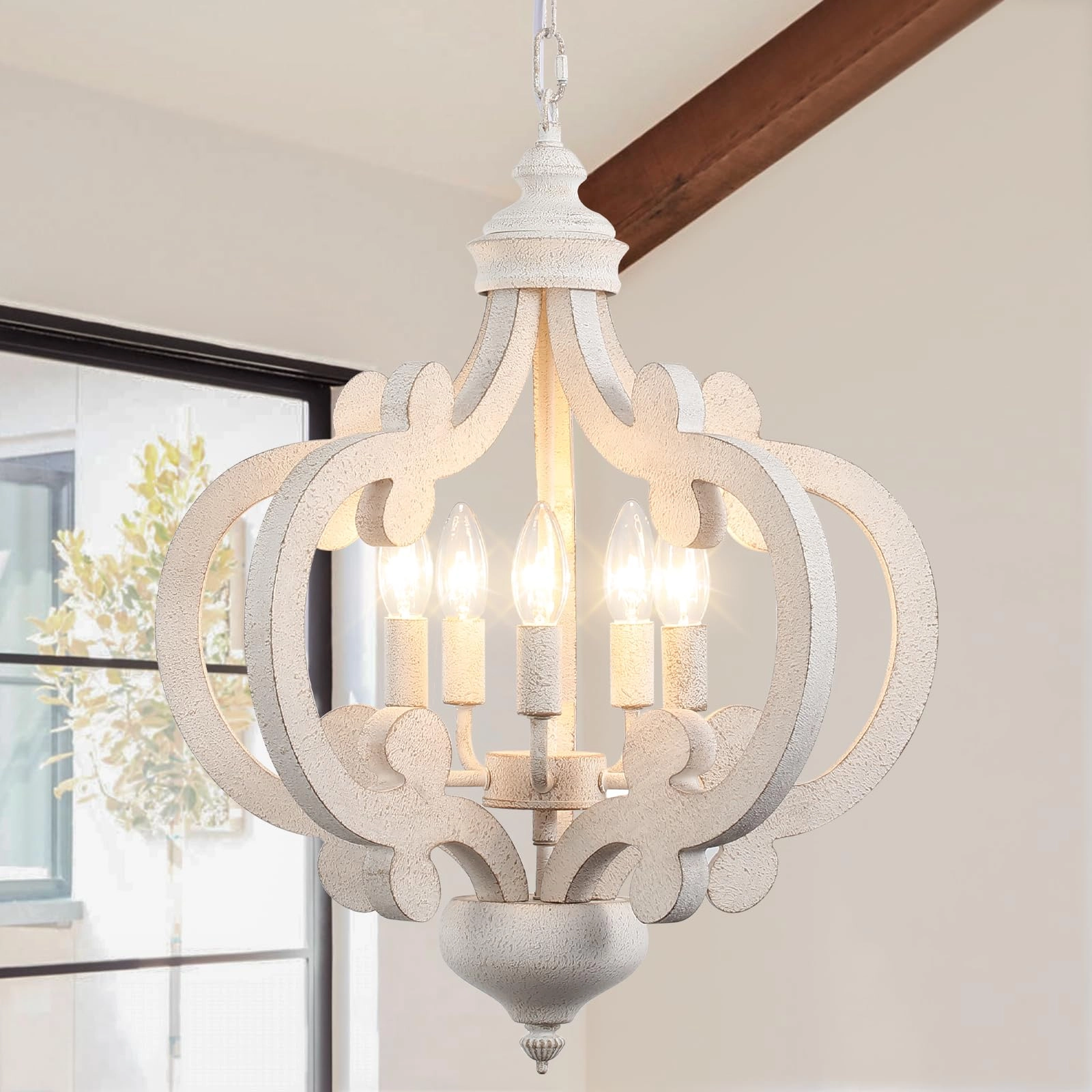 YCZHCC French Country Chandelier - Dimmable