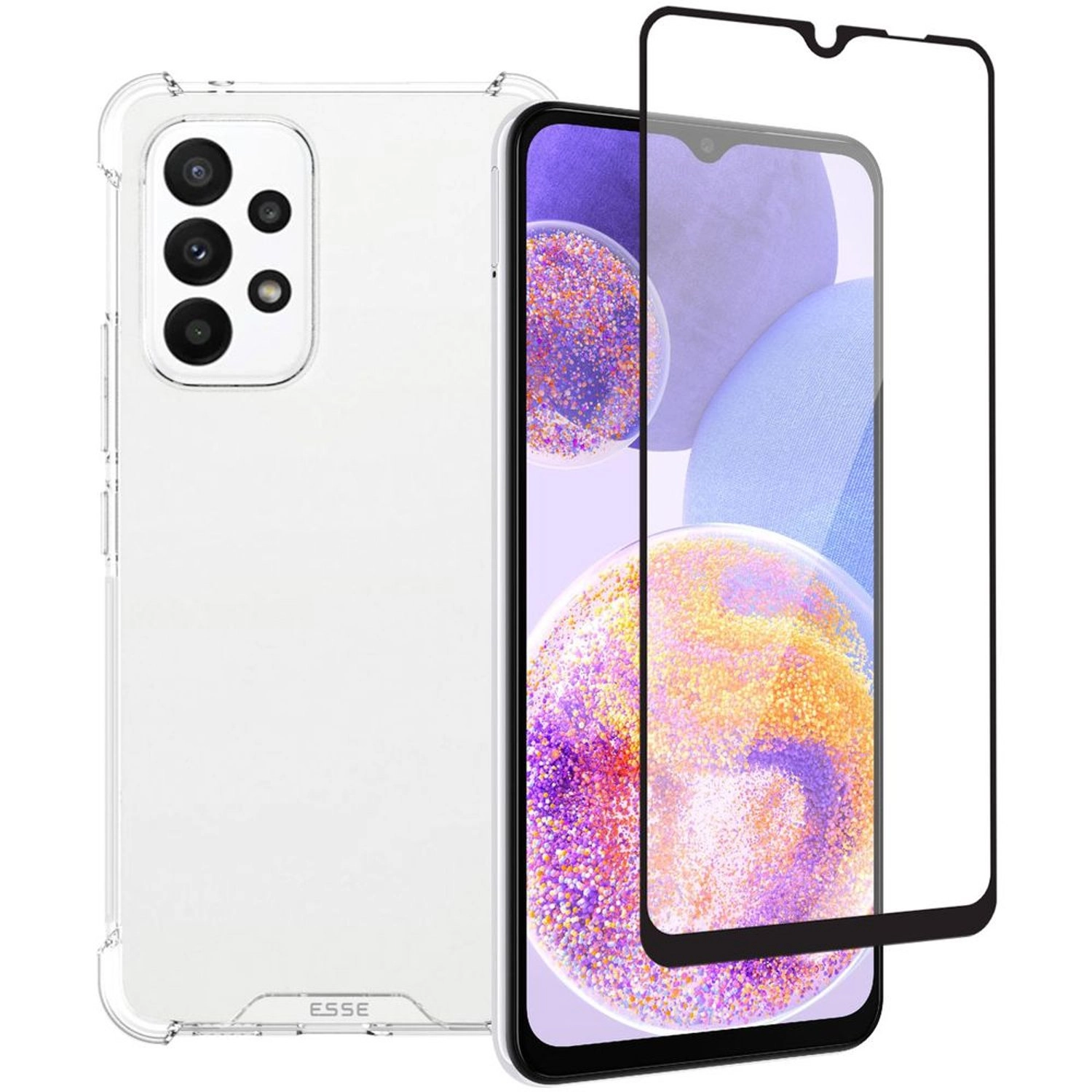 Hyphen Esse Case - Tempered Glass for Samsung Galaxy A23