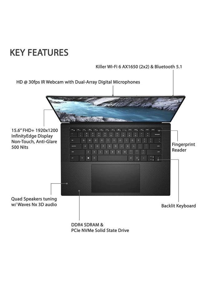 XPS 15 9510 - 15.6'' Core i9-11900H 16GB DDR4 1TB SSD