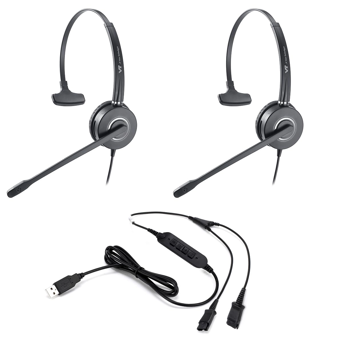 Xiamen VBeT Electronics Co.,Ltd PLT-QD Pro Wired Headset + USB Y Training Cable