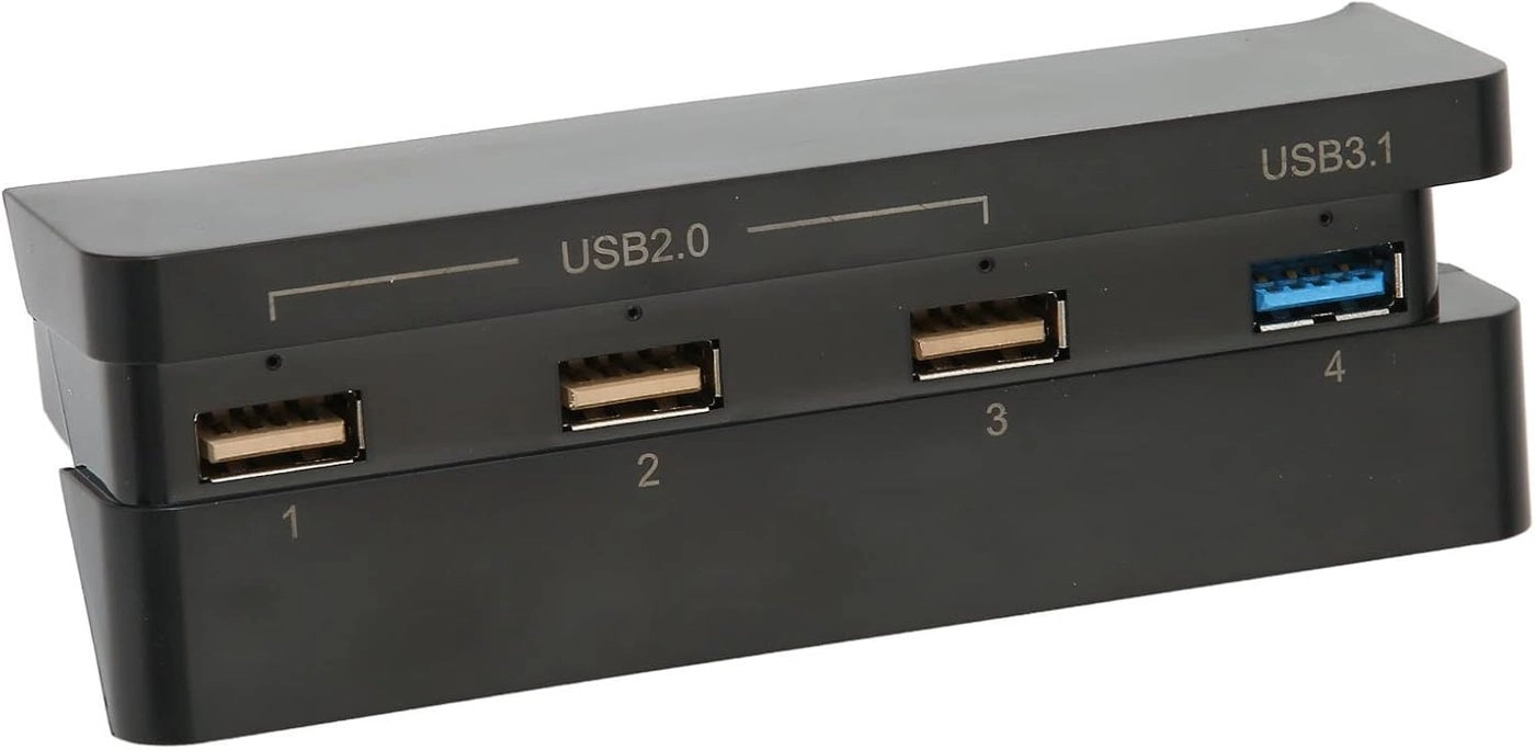 Dilwe 4 Port HUB - USB 3.1/2.0 PS4 Slim