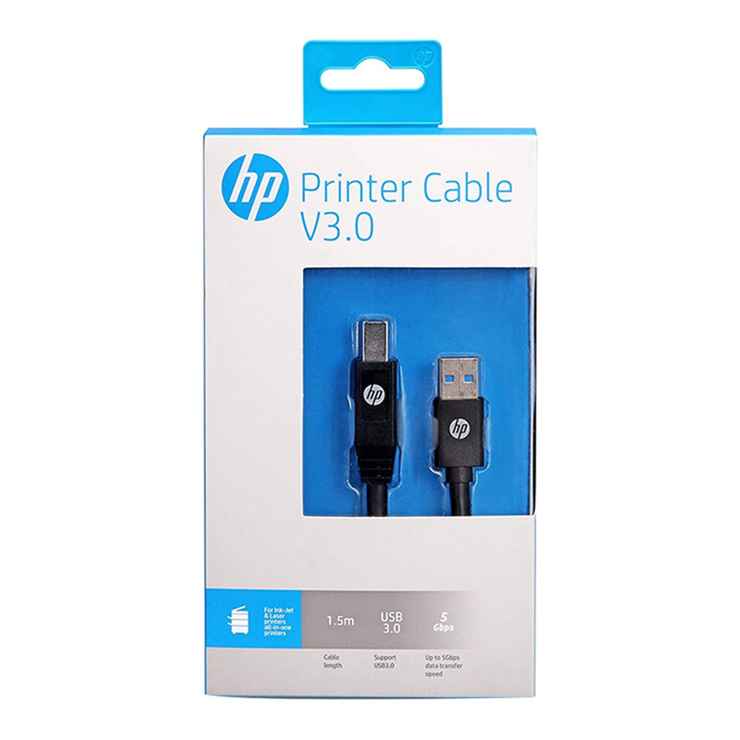 Printer Cable USB-B to USB-A 1.5m