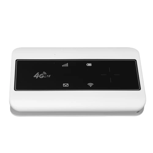 Easy SIM Compatibility 4G LTE Handheld Wi-Fi Router - 2100mAh White