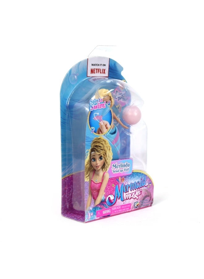 Merlinda Doll - 5-Inches Wind-Up Swim Action Ages 3+