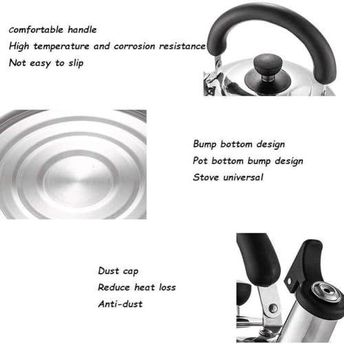 Stovetop Induction Whistling Kettle - 5L