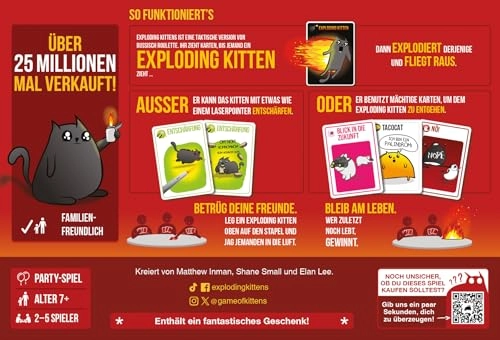 Exploding Kittens - Card Game (German)