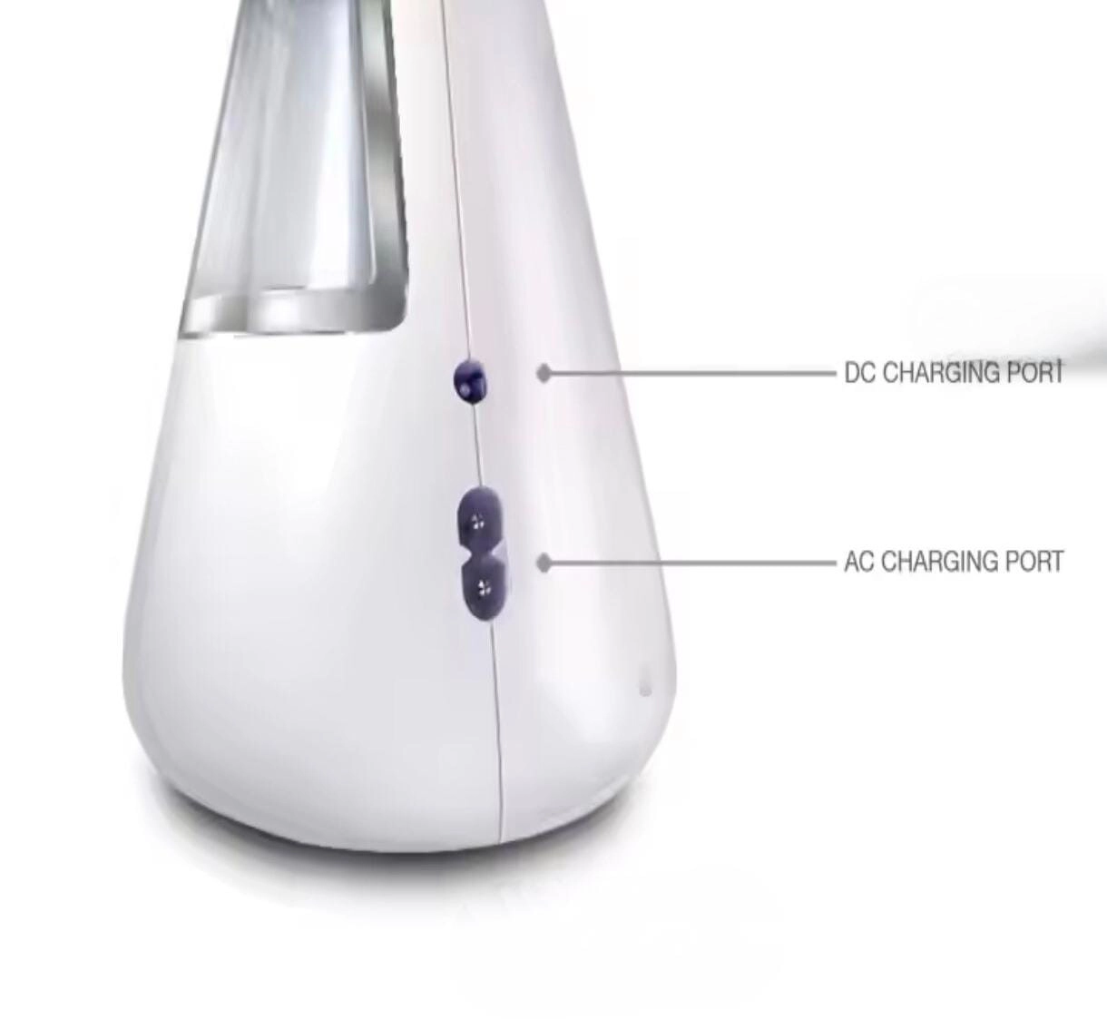 Multifunction Rechargeable Table Fan - 6-Inch USB Charging 3-Speed