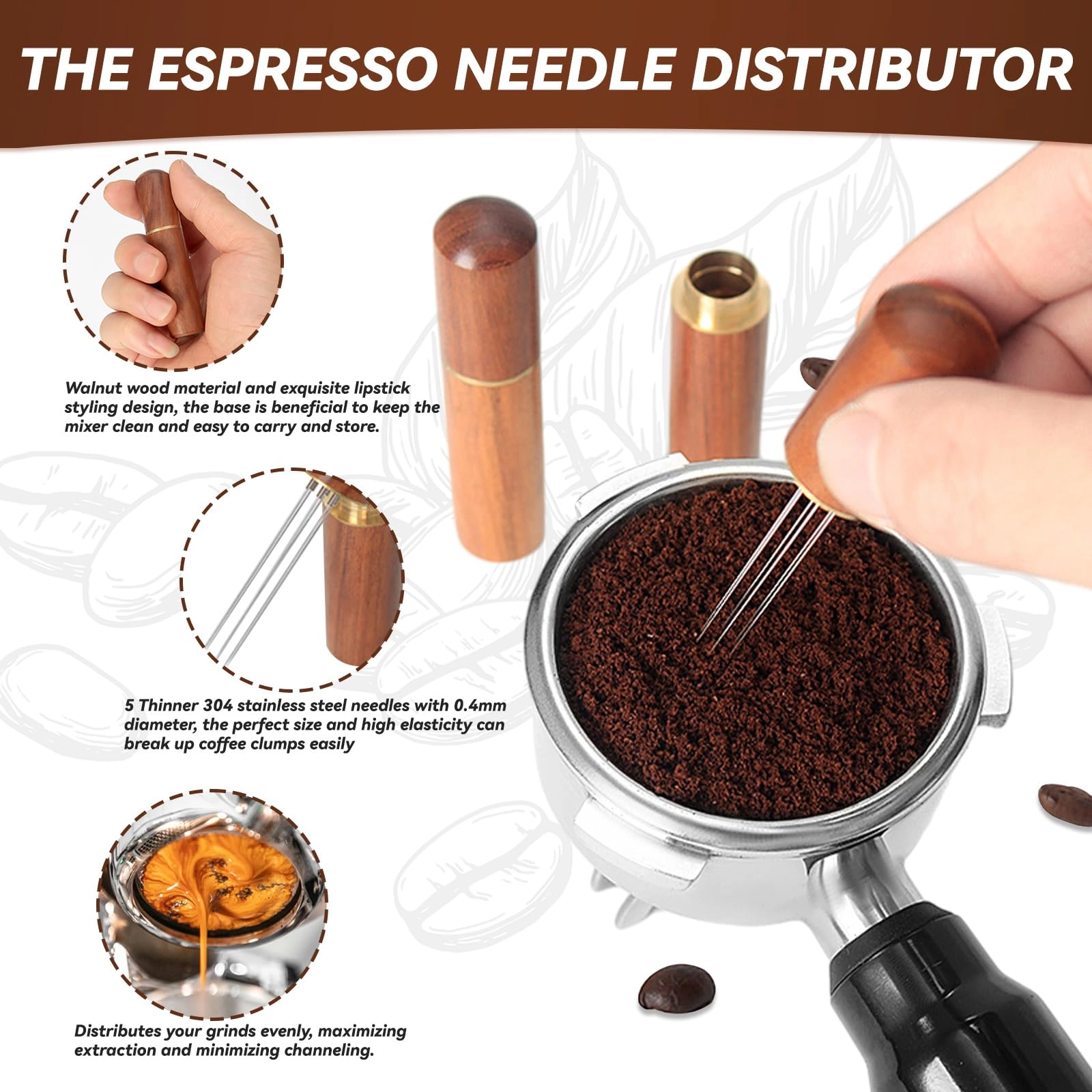 Coffee Tamper Set - 23PCS 51mm