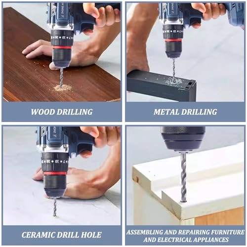 Cordless Drill - 2000 Milliamp Hours 21 Volts