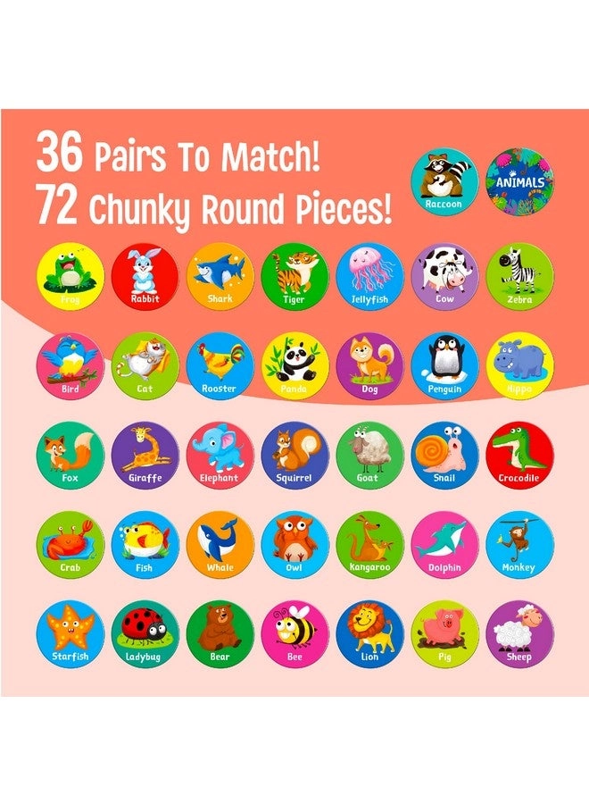 Memory Matching Game - 3 years and up 72 pieces